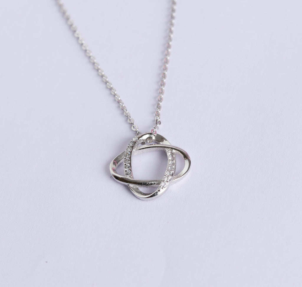 Entangle Silver Necklace