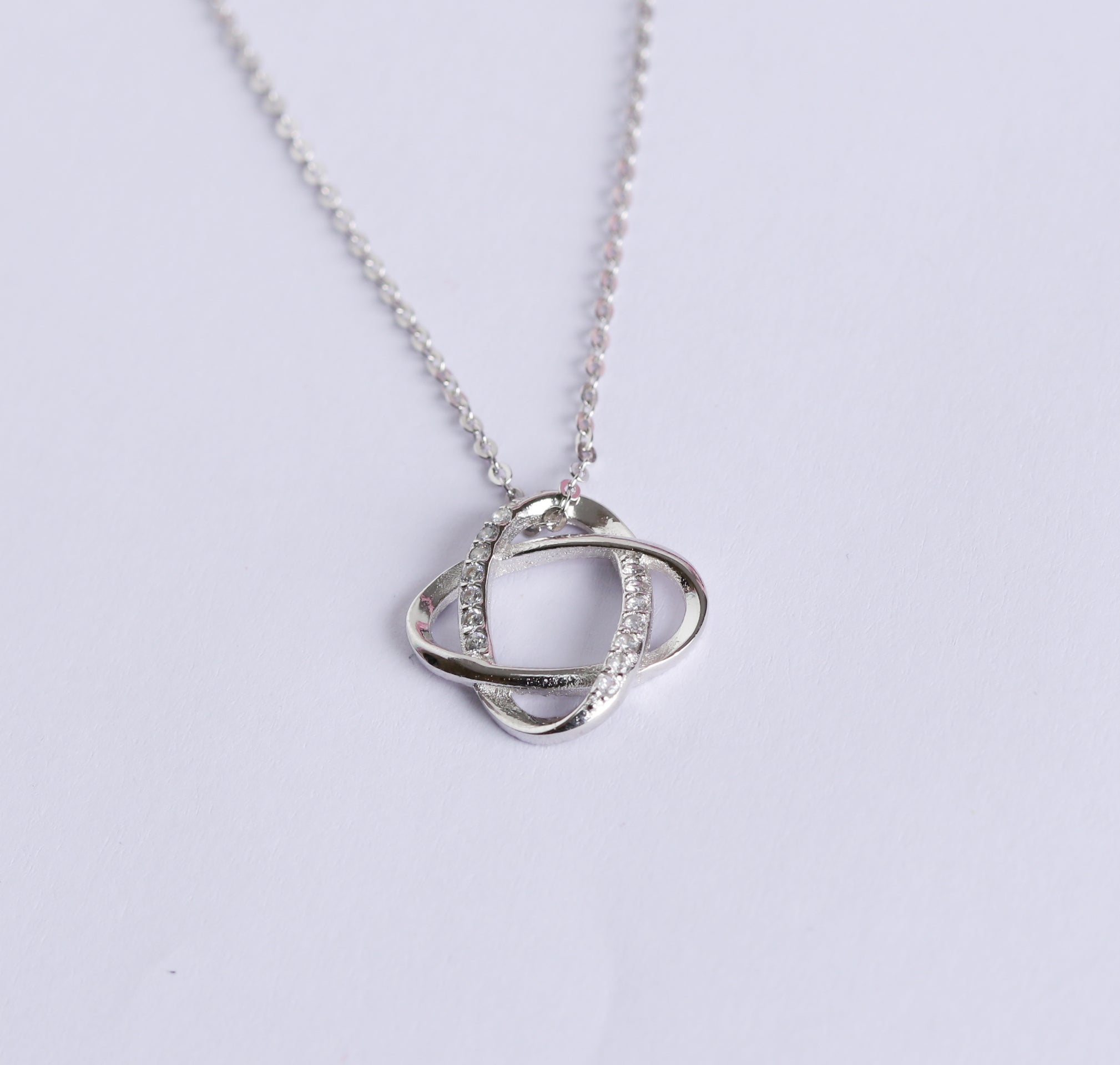 Entangle Silver Necklace