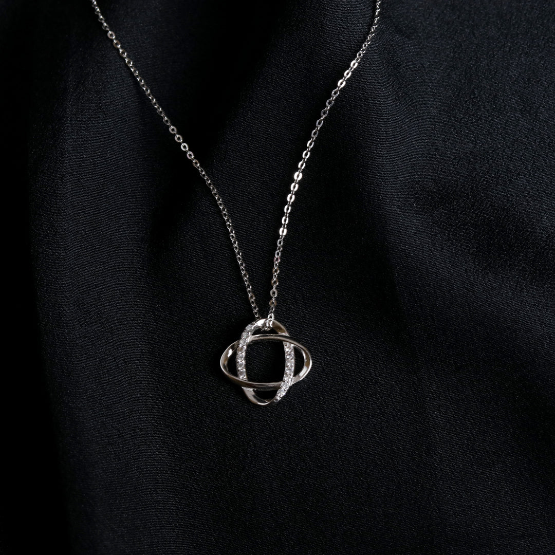 Entangle Silver Necklace